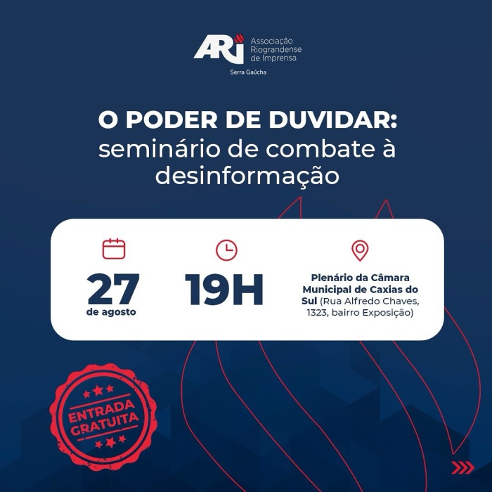 O poder de duvidar: seminário de combate à desinformação