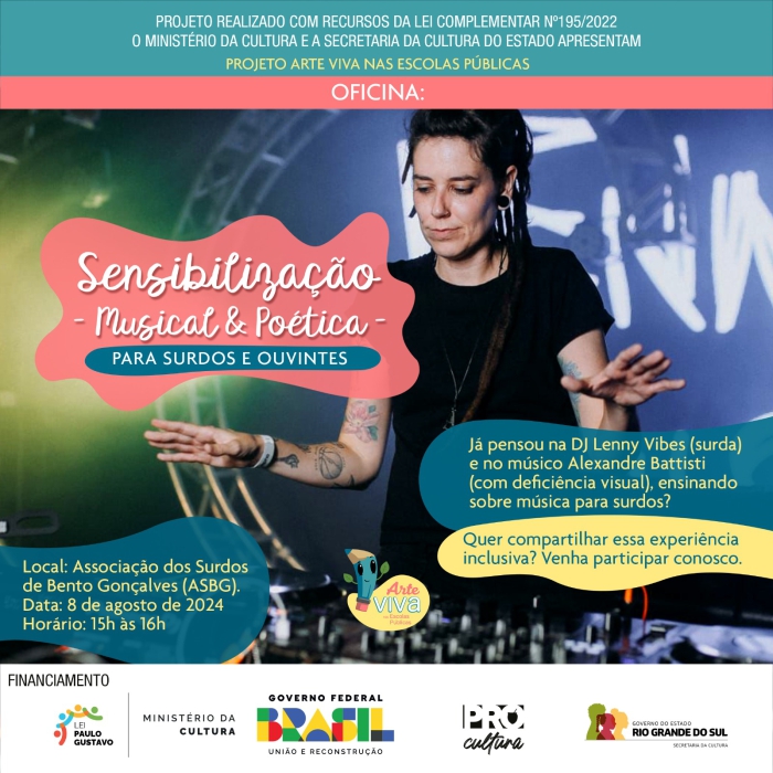 Oficina de sensibilização musical e poética