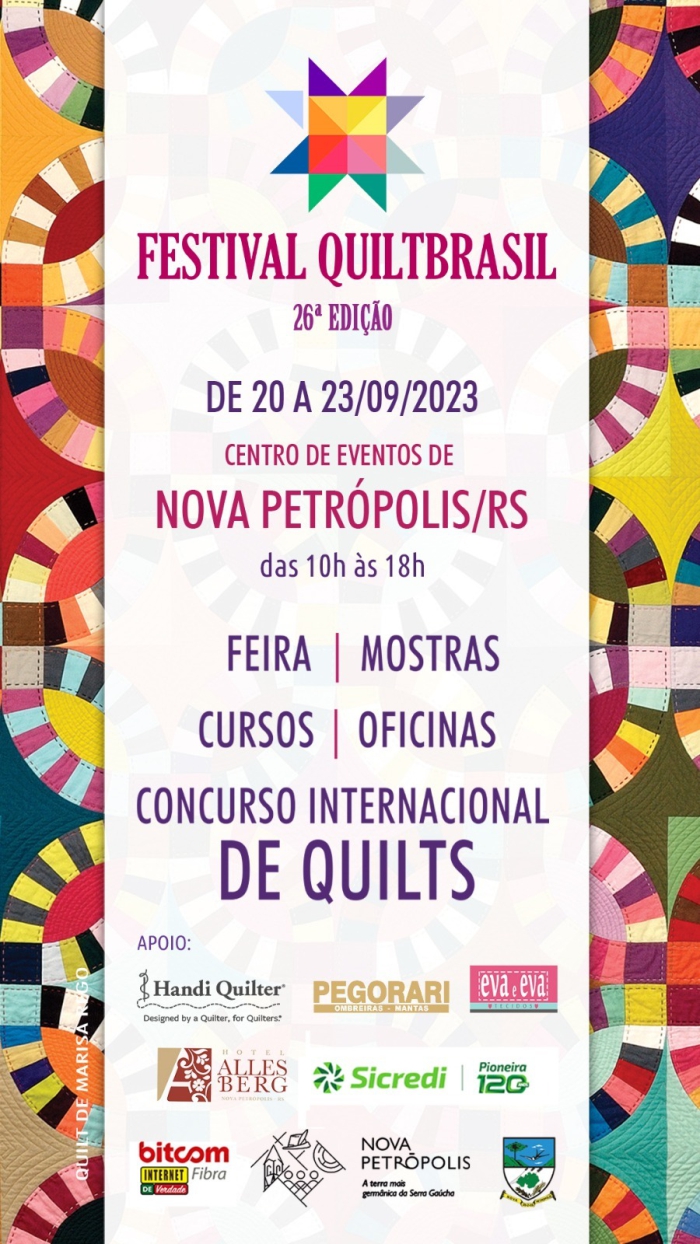 Divulgação do Festival Internacional de Quilt e Patchwork 