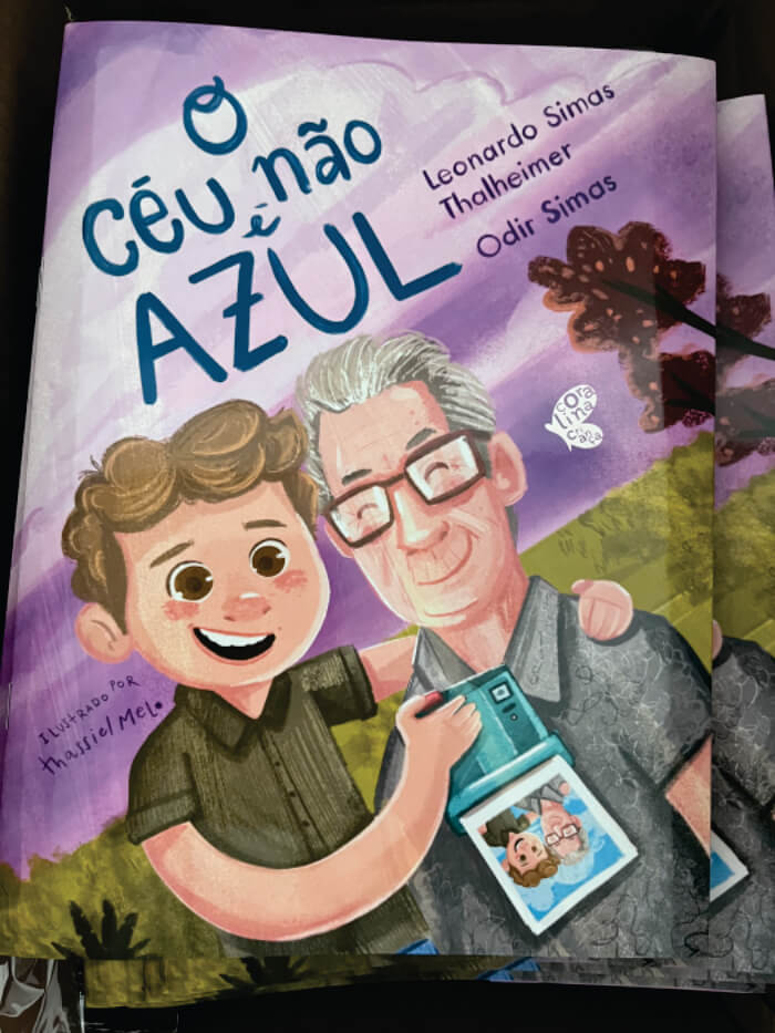 Livro "O céu não é azul"