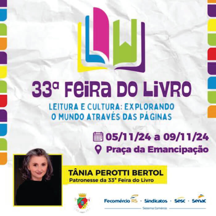 Card 33ª  Feira do Livro de Farroupilha