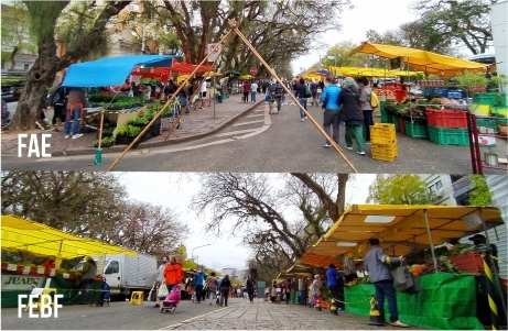 Feiras ecológicas da Redenção, em Porto Alegre