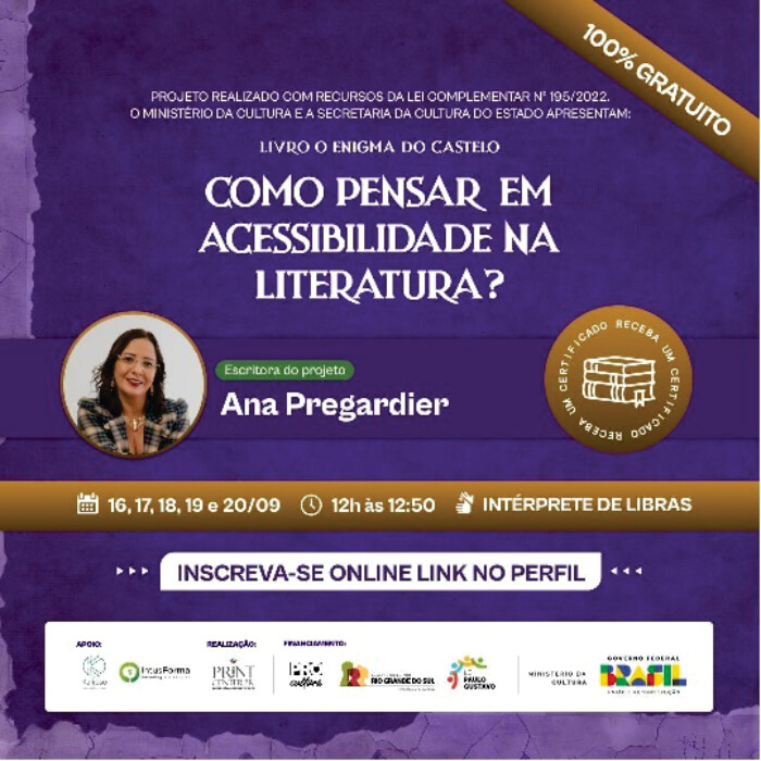 Card Como Pensar Acessibilidade na Literatura